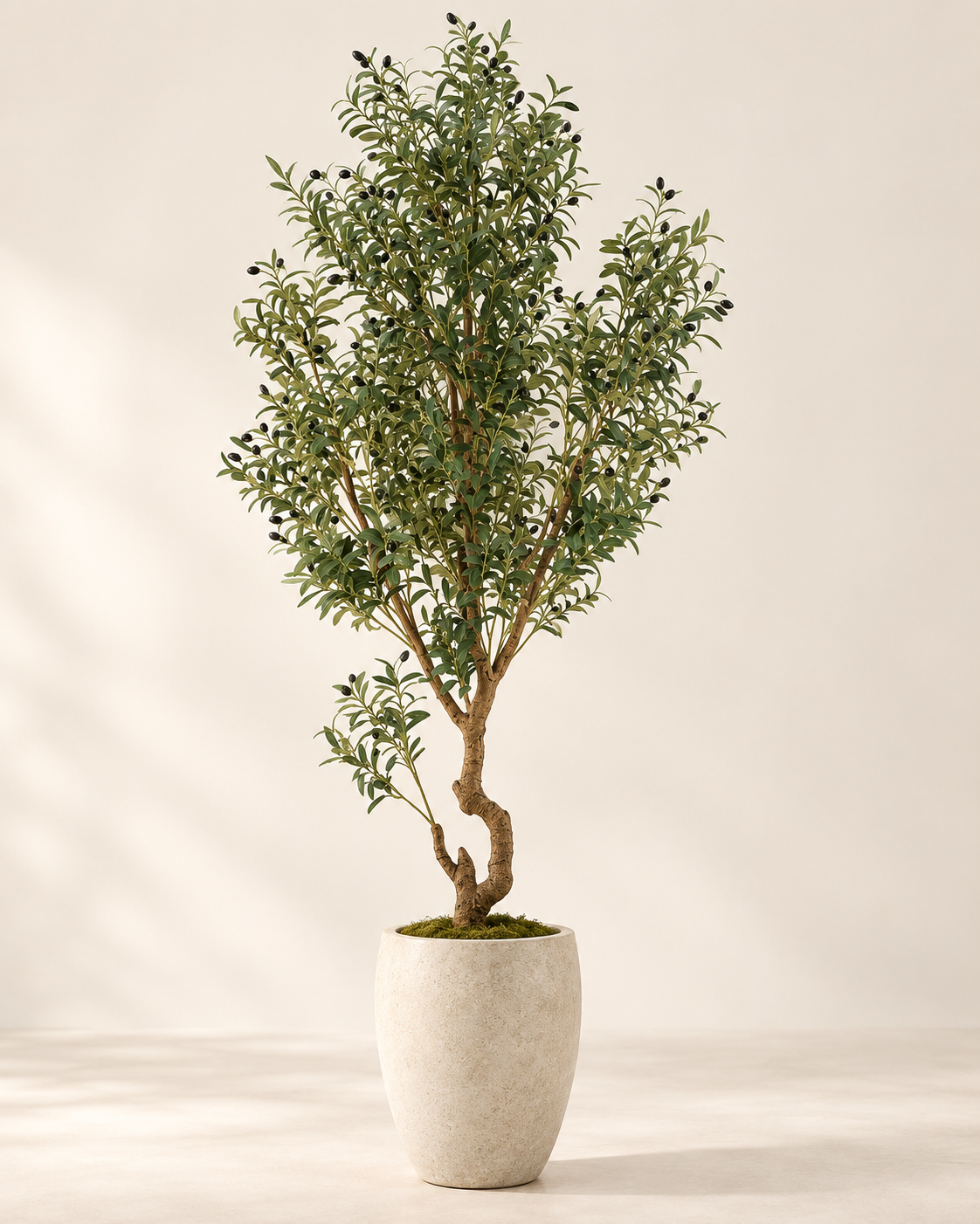 Artificial Olive Tree with Fruits 220 cm